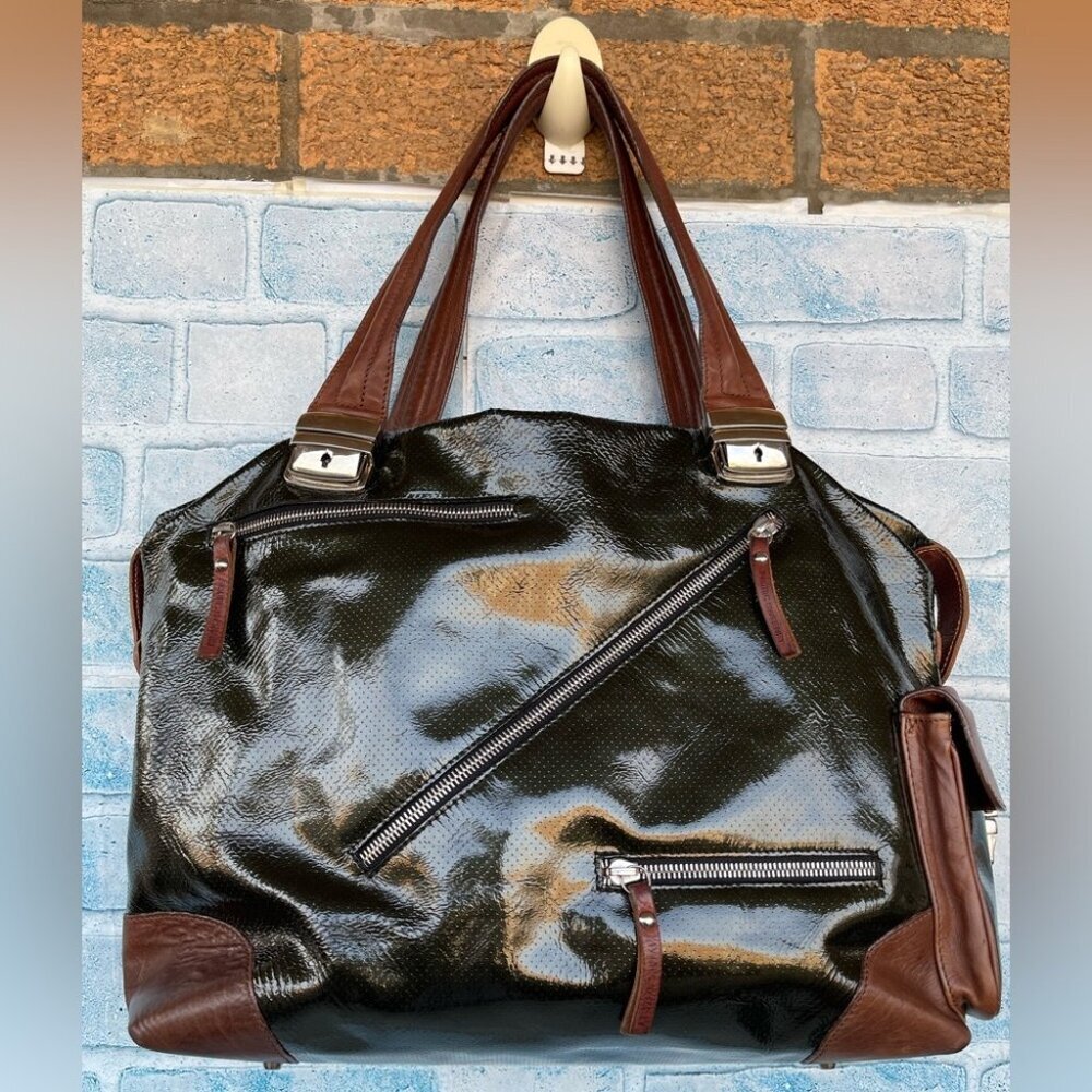 PAURIC SWEENEY Patent leather tote